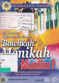 Image of \'Bolehkah\' menikah dengan non muslim? \