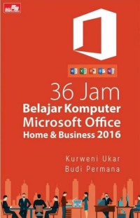 Image of 36 jam belajar komputer microsoft offive home dan business 2016