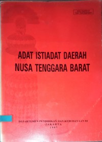 Image of ADAT ISTIADAT DAERAH NUSA TENGGARA BARAT