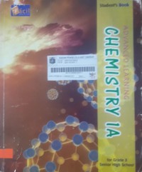 Image of Advanced learning chemistry 1A : for Grade X Senior High School