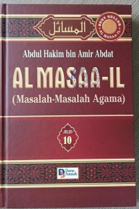 Image of Al-Masaa-il: Masalah-Masalah Agama = Jilid 10