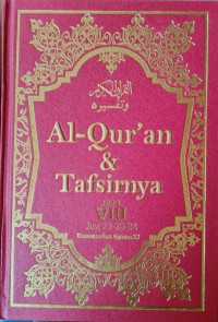 Image of Al-Qur'an & Tafsirnya: Jilid VIII = Juz 22-23-24