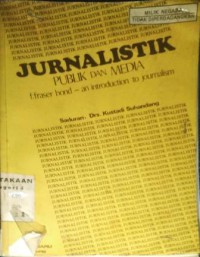 Image of AN INTRODUCTION TO JOURNALISM