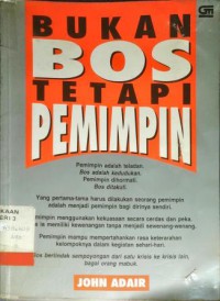 Image of BUKAN BOS TETAPI PEMIMPIN