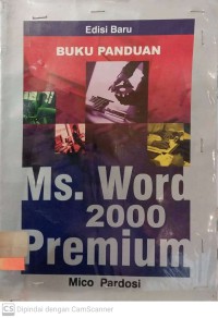 Image of Buku Panduan : Ms. Word 2000 Premium