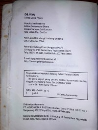 Image of DE JAVU Sayap Yang Patah