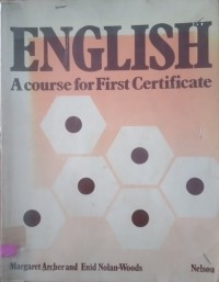 Image of English : a course for first certificate