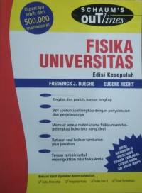 Image of Schaum's outlines : fisika universitas