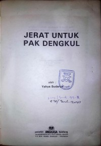 Image of JERAT UNTUK PAK DENGKUL