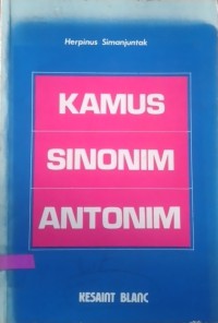 Image of Kamus sinonim antonim