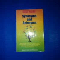Image of Kamus populer Synonyms and antonyms