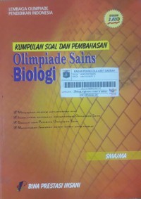 Image of Kumpulan Soal dan Pembahasan Olimpiade Biologi Jilid 2