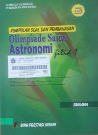 Image of Kumpulan soal dan pembahasan olimpiade Sains astronomi jilid 1