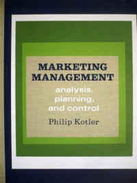 Image of Marketing Management : analysis, planning, and control