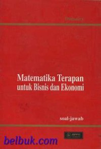Image of Matematika terapan untuk bisnis dan ekonomi