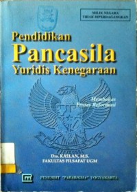 Image of Pendidikan Pancasila Yuridis Kenegaraan
