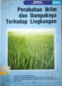 Image of Perubahan iklim dan dampaknya terhadap lingkungan