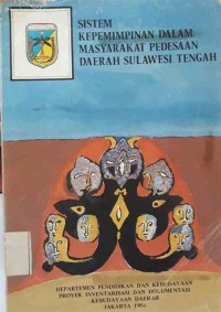 Image of Sistem kepemimpinan dalam masyarakat pedesaan daerah sulawesi tengah