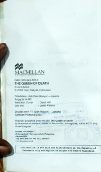 Image of THE QUEEN OF DEATH