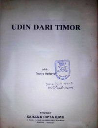 Image of UDIN DARI TIMOR