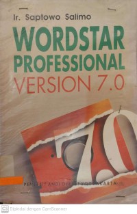 Image of Wordstar Profesional version 7.0
